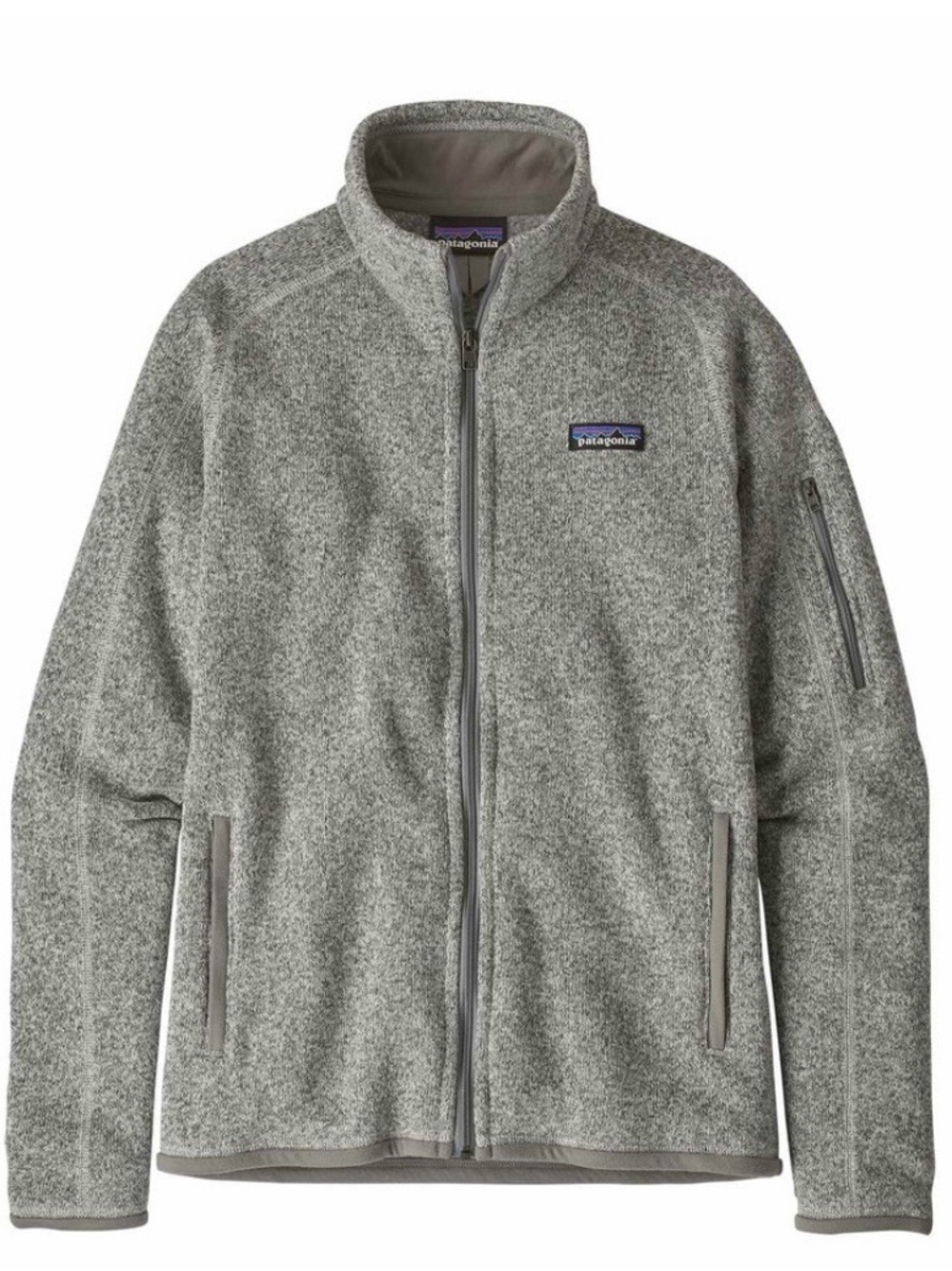 Patagonia womens Heather Gray Better Sweater Full-Zip Fleece Jacket